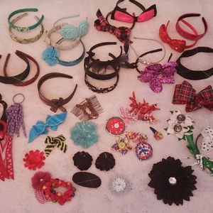 48 Piece Bundle of Girl's Hair Accessories